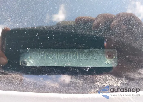 2007 Ford Focus S/Se/Ses из США, поврежденный, VIN 1FAFP34NX7W102187